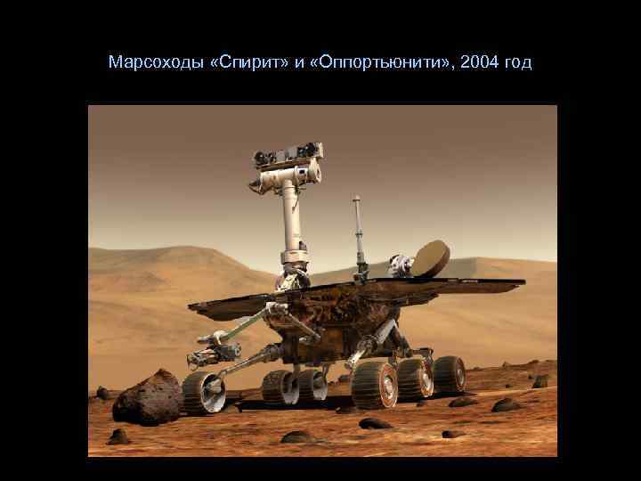 Марсоходы «Спирит» и «Оппортьюнити» , 2004 год 