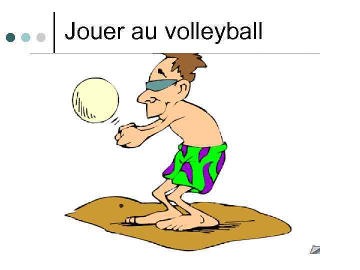 Jouer au volleyball 