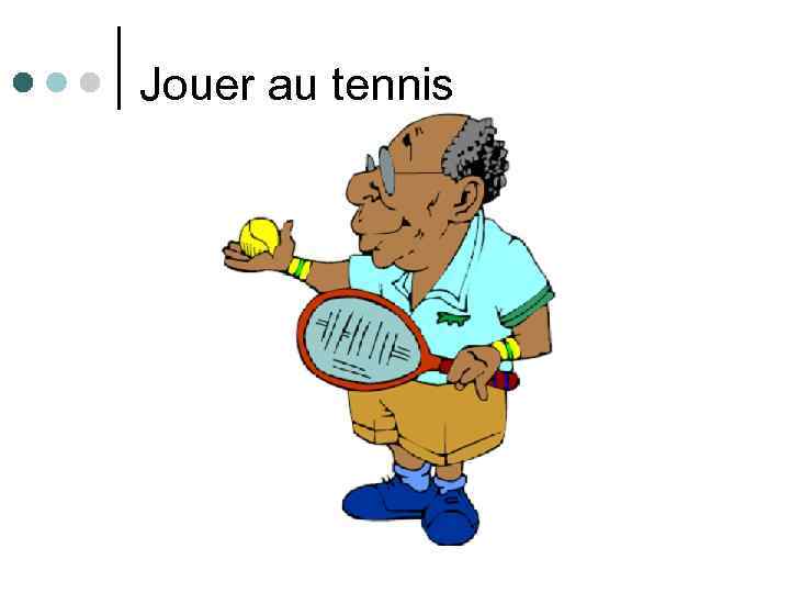 Jouer au tennis 