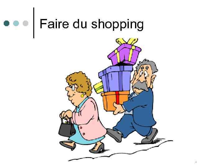 Faire du shopping 