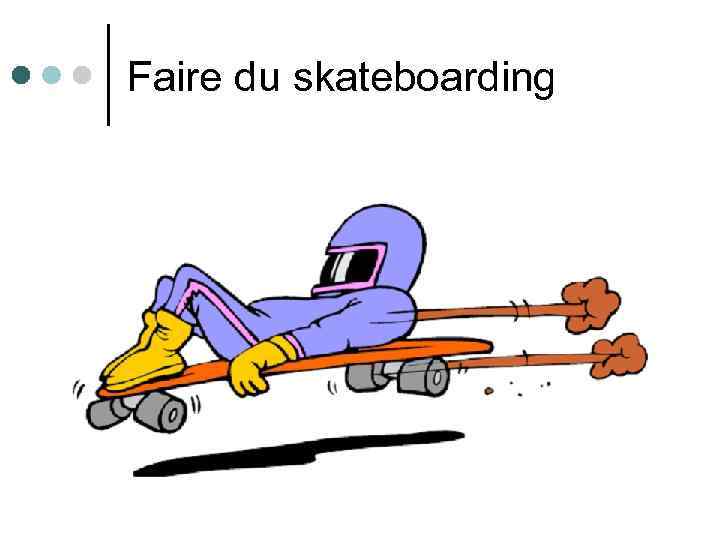 Faire du skateboarding 