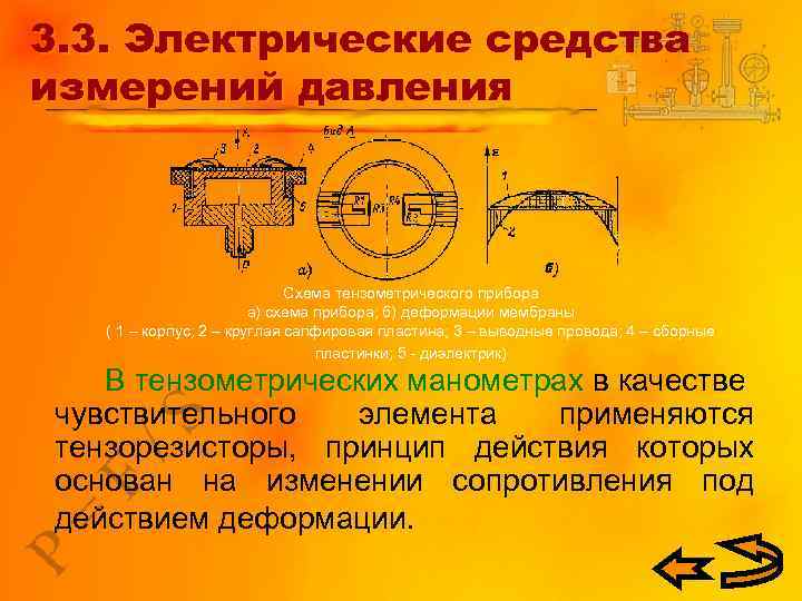 Электрические средства. Тензометрические манометры принцип действия. Тензорезистивный принцип измерения измерения давления. Электрический метод измерения ад. Электростатическое давление.