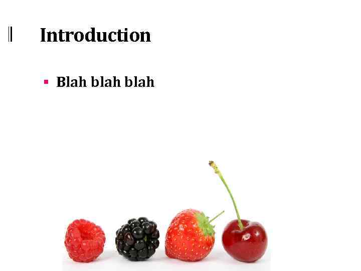 Introduction § Blah blah 