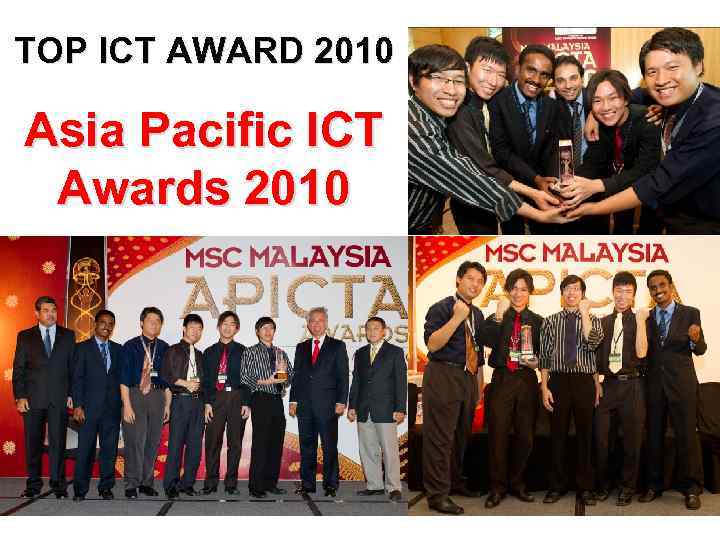 TOP ICT AWARD 2010 Asia Pacific ICT Awards 2010 