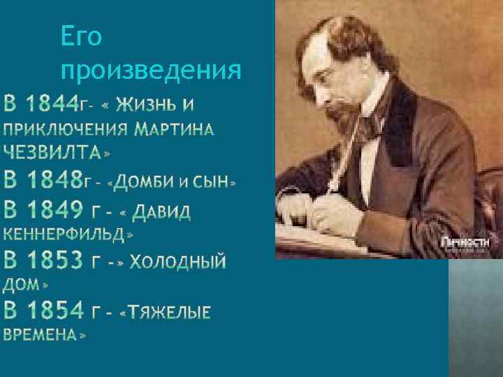 Его произведения 