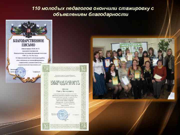110 молодых педагогов окончили стажировку с объявлением благодарности 