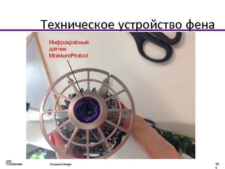 Техническое устройство фена Инфракрасный HP 8280 датчик Moisture. Protect 105 Confidential Consumer Lifestyle 10