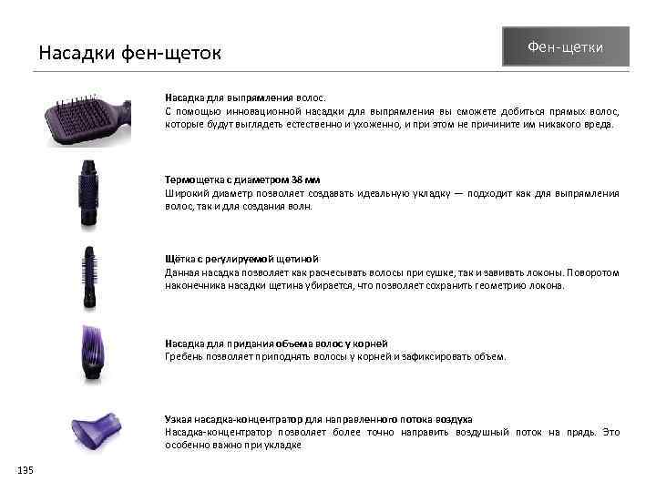 Насадки фен щеток Фен щетки Насадка для выпрямления волос. С помощью инновационной насадки для