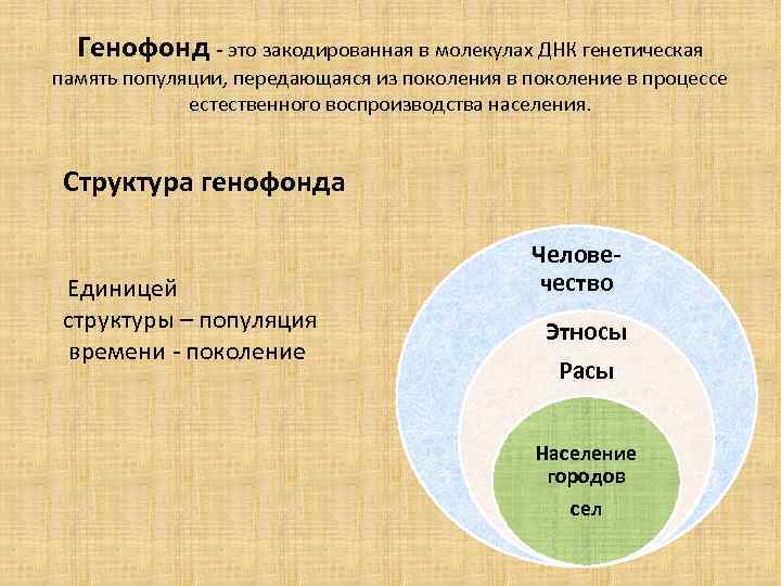 Генофонд и мое будущее почему это важно проект