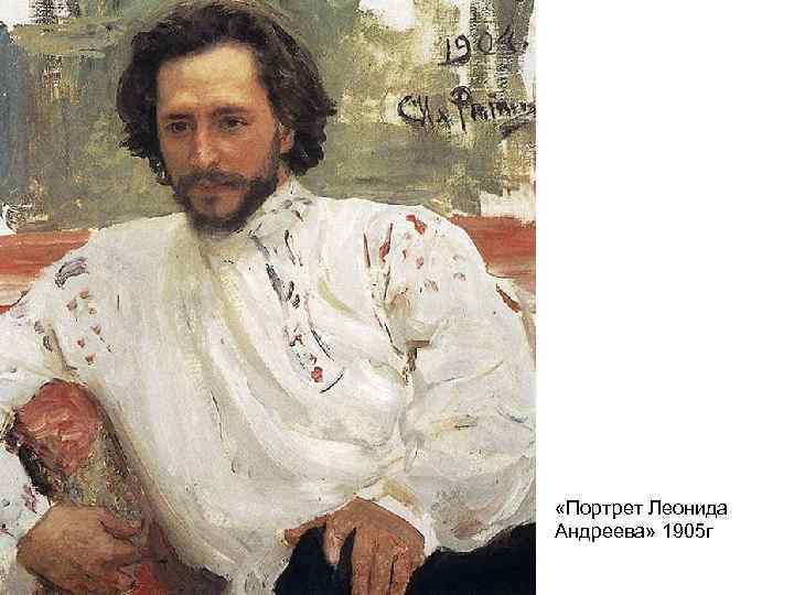  «Портрет Леонида Андреева» 1905 г 