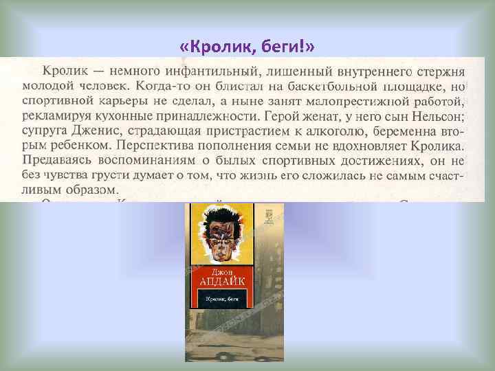  «Кролик, беги!» 