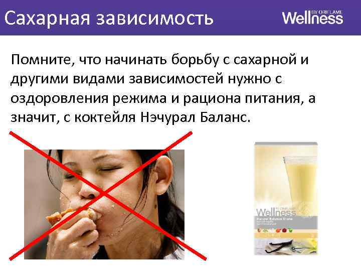 Сахарная зависимость Помните, что начинать борьбу с сахарной и другими видами зависимостей нужно с