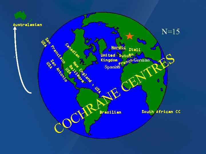Australasian N=15 d an gl e En o r w im an Ne lt