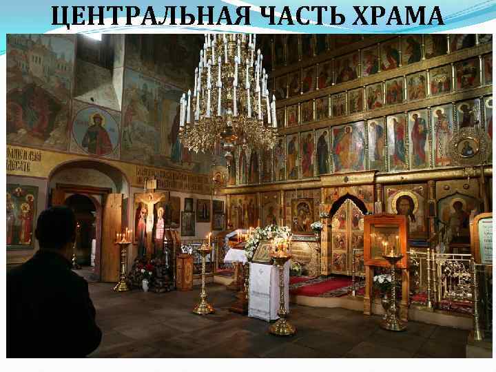 ЦЕНТРАЛЬНАЯ ЧАСТЬ ХРАМА 
