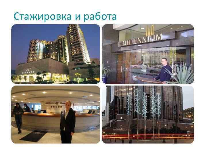 Стажировка и работа 
