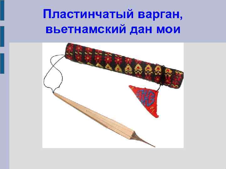 Пластинчатый варган, вьетнамский дан мои 