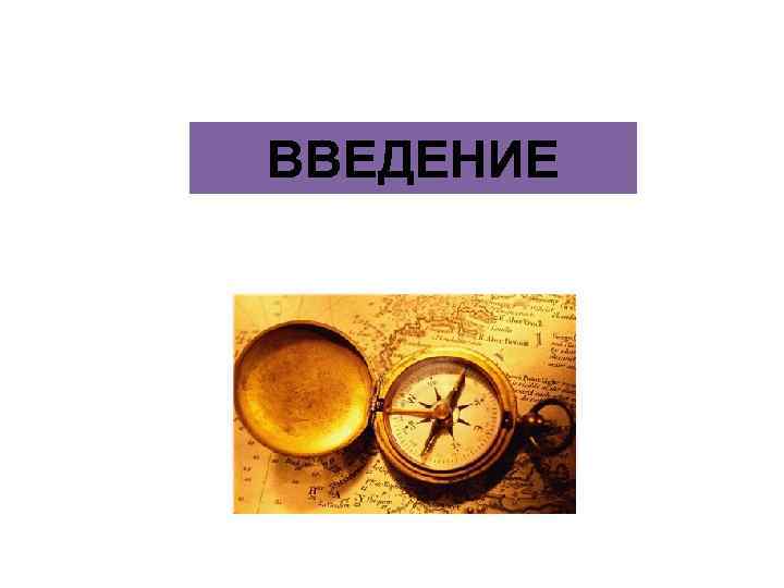 ВВЕДЕНИЕ 