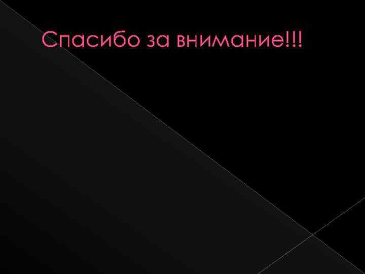 Спасибо за внимание!!! 