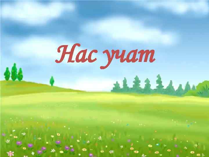 Нас учат 