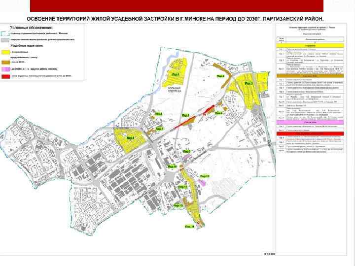 План застройки минска до 2030