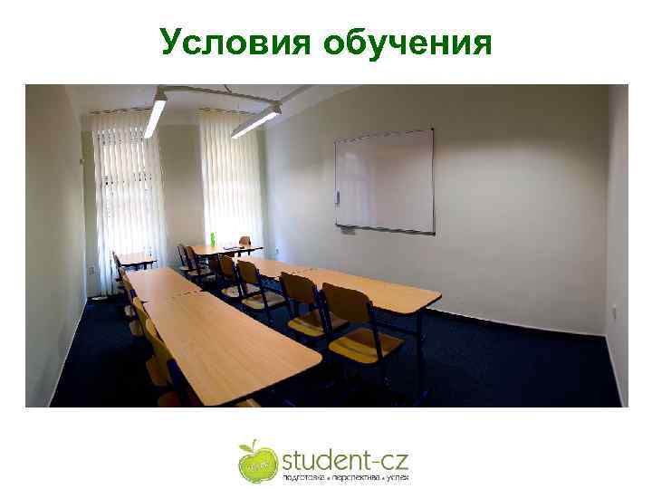 Условия обучения 