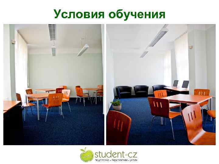 Условия обучения 