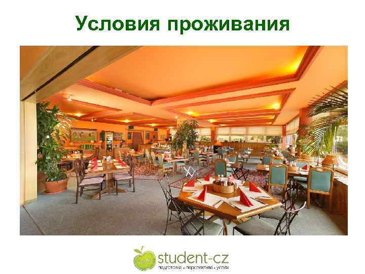 Условия проживания 