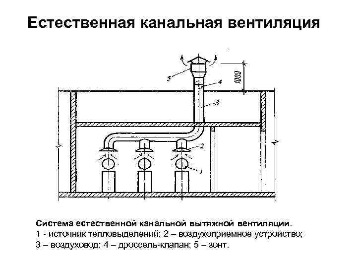 На схеме вытяжка