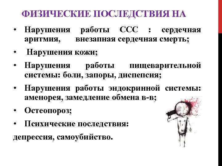 Последствия физического лица