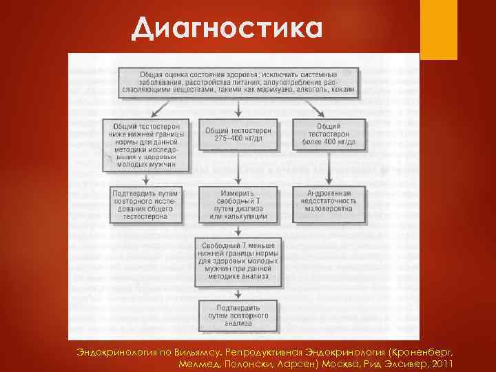 Диагностика Эндокринология по Вильямсу. Репродуктивная Эндокринология (Кроненберг, Мелмед, Полонски, Ларсен) Москва, Рид Элсивер, 2011
