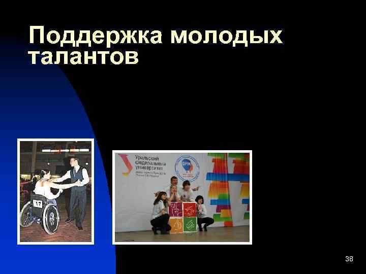 Поддержка молодых талантов 38 