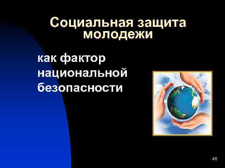 Социальная защита молодежи как фактор национальной безопасности 46 