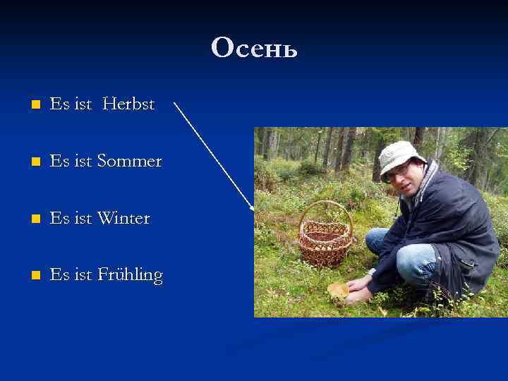 Осень n Es ist Herbst n Es ist Sommer n Es ist Winter n
