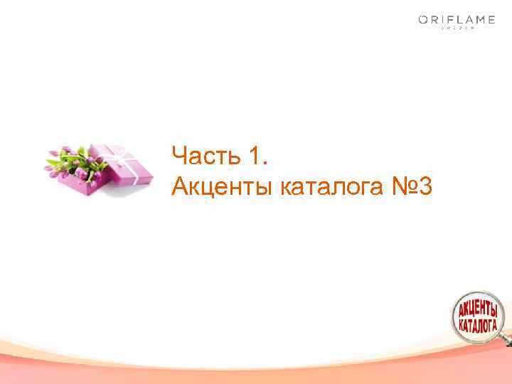 Часть 1. Акценты каталога № 3 