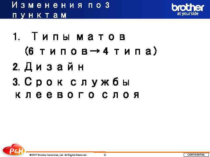 Изменения по 3 пунктам 1. Типы матов (6 типов→ 4 типа) 2. Дизайн 3.