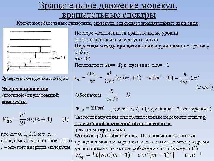 Уровень молекул