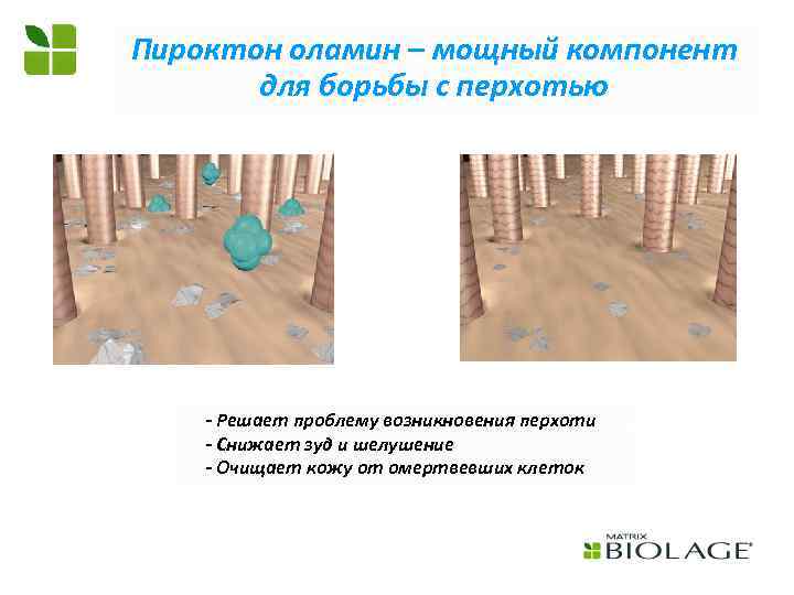 Пироктон оламин – мощный компонент для борьбы с перхотью - Решает проблему возникновения перхоти