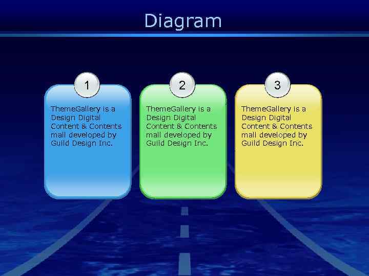 Diagram 1 2 3 Theme. Gallery is a Design Digital Content & Contents mall