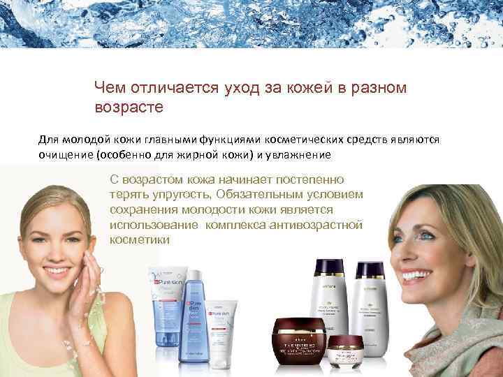 Академия Красоты Уход за кожей лица Чем отличается уход за кожей в разном возрасте
