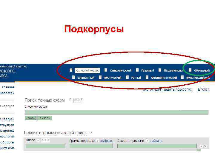 Подкорпусы 