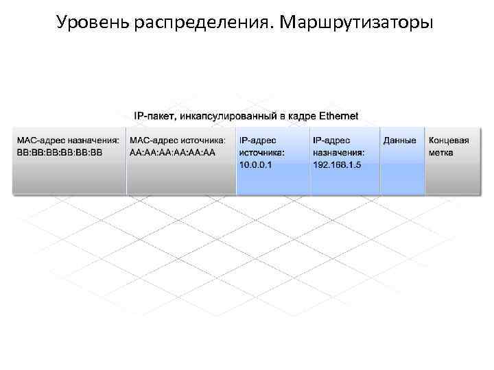 Уровень распределения. Маршрутизаторы 