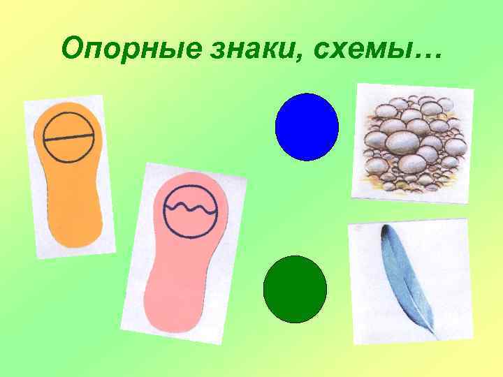 Опорные знаки, схемы… 