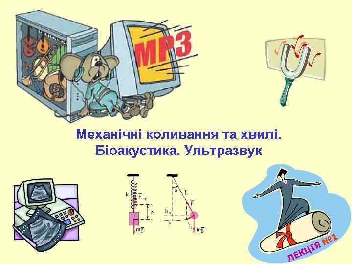 Механічні коливання та хвилі. Біоакустика. Ультразвук Л Ц ЕК 1 І Я№ 