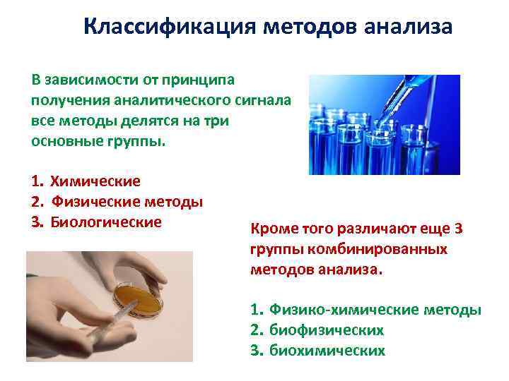 Оптические методы анализа в аналитической химии презентация