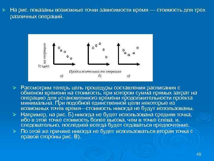 Точечные время. Точечная зависимость. Порядок зависит от точки. Зависимости времени.