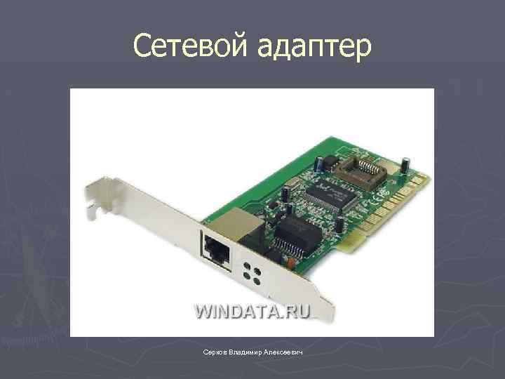 Сетевой адаптер Серков Владимир Алексеевич 