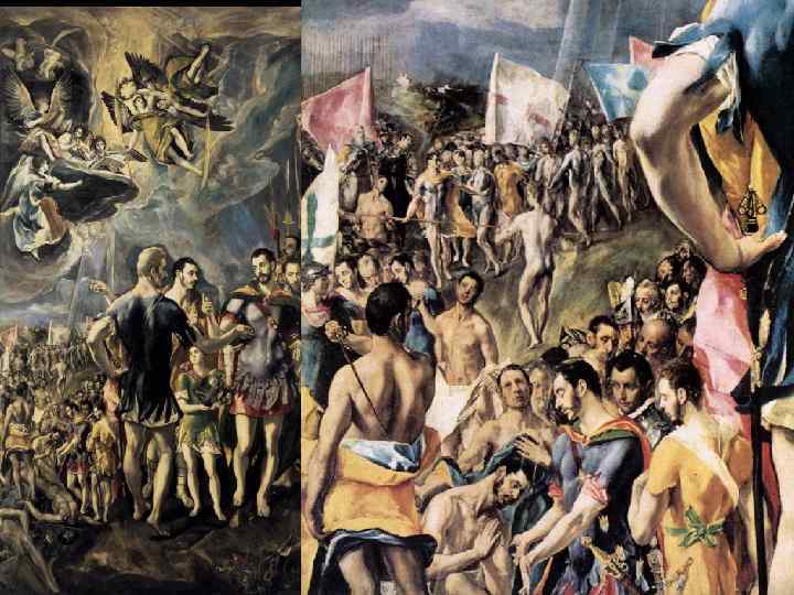 Эль Греко Мученичество св. Маврикия, 1580 -81, Эскориал 
