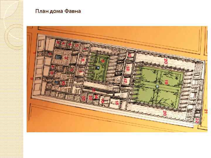 План дома Фавна 