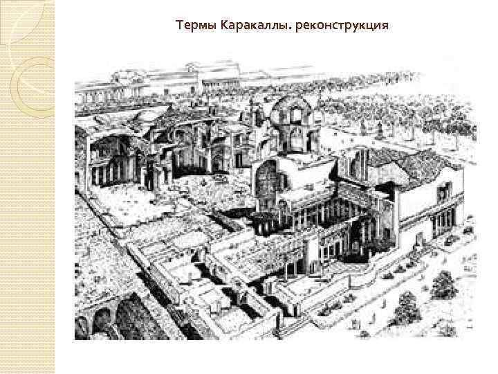 Термы Каракаллы. реконструкция 