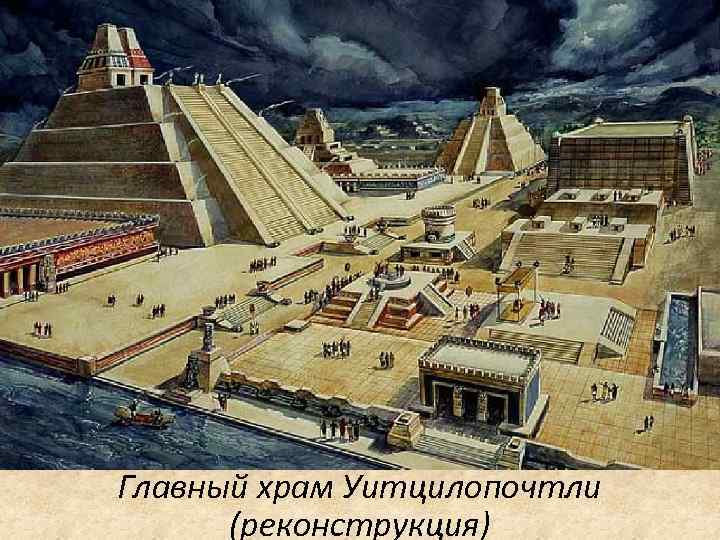 Главный храм Уитцилопочтли (реконструкция) 
